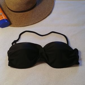 NWOT Black Bikini Top